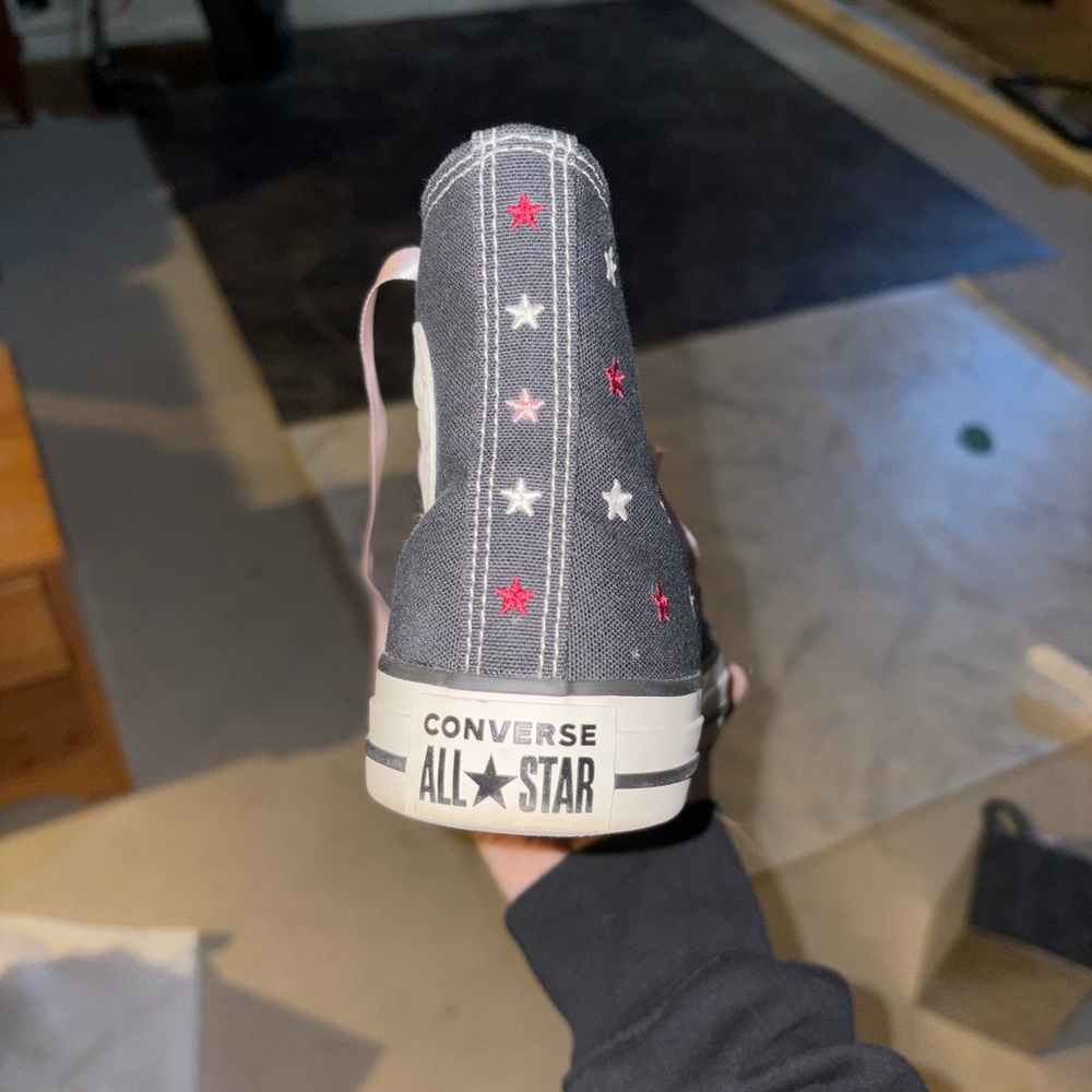 starry embroidered converse - Picture 3 of 4